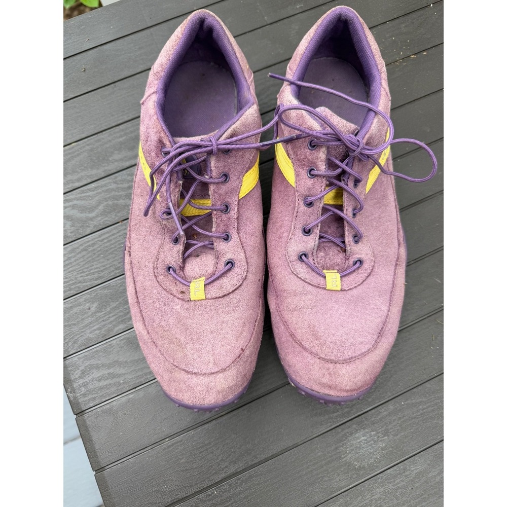 Polo Ralph Lauren Women 8.5 Purple Suede Sneakers Old Money Preppy Old Money